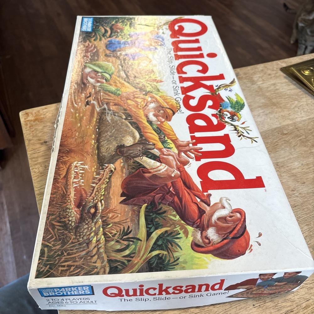 Quicksand The Board Game Parker Brothers 1989 Vintage 1989